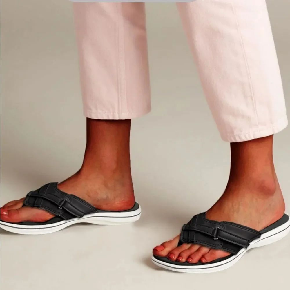 WOMEN CASUAL FLIP-FLOP  COMFORTABLE SLIP-ON SANDALS